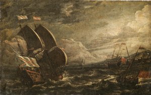 Una tormenta en el mar